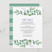 Details Card Greenery Suite Informatiekaartje (Voorkant / Achterkant)