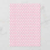 Details Eenvoudig Modern Vetgedrukte Kleur Hexagon Informatiekaartje (Achterkant)