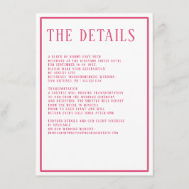 Details Eenvoudig Modern Vetgedrukte Kleur Hexagon Informatiekaartje