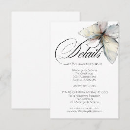Details Elegante Abstracte Inkt Pastel Vlinders Kaart