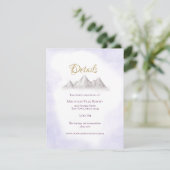 Details en informatie over het huwelijk van Mounta Informatiekaartje (Staand voorkant)