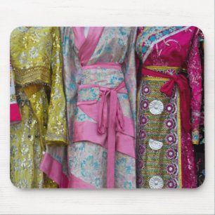 Details en patronen van enkele jurken muismat