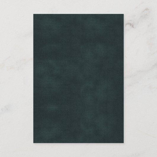 Details Eucalyptus Green Gold Foliage Weddenschap Informatiekaartje (Achterkant)