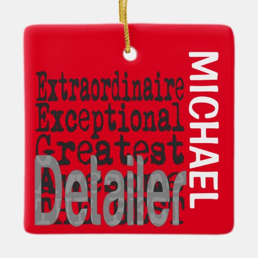 Details Extraordinaire CUSTOM Keramisch Ornament (Voorkant)