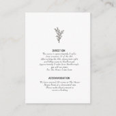 Details feest receptie ingesloten kaart (Voorkant)