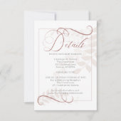 DETAILS | Grappig Bord Mocha Laat Spice Accent Kaart (Voorkant)