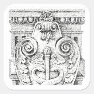 DETAILS Grote vierkante Stickers