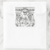 DETAILS Grote vierkante Stickers (Tas)