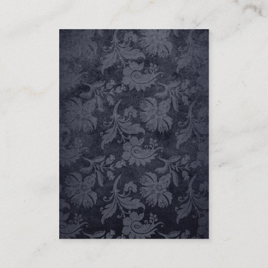 Details Halloween bruiloft Sinaasappel Roos Informatiekaartje (Achterkant)