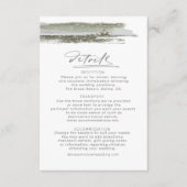 Details ID886 van het abstracte Band van de Verf Informatiekaartje (Voorkant)