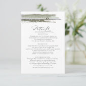 Details ID886 van het abstracte Band van de Verf Informatiekaartje (Staand voorkant)