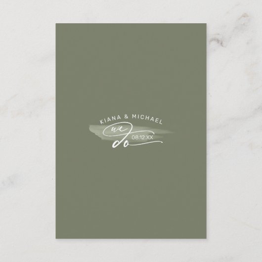 Details ID886 van het abstracte Band van de Verf Informatiekaartje (Achterkant)