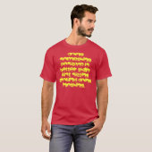 Details in stof t-shirt (Voorkant volledig)