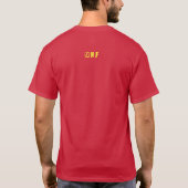 Details in stof t-shirt (Achterkant)