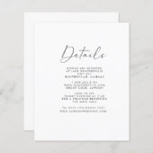 Details-kaart (Voorkant / Achterkant)