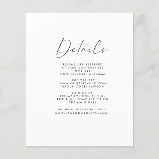 Details-kaart (Voorkant)