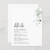 Details-kaart (Voorkant / Achterkant)