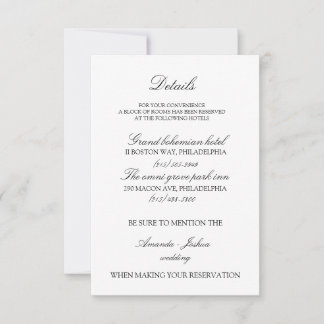 details kaart bruiloft-uitnodigingspakket