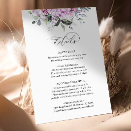 Details Kaart Lilacs Greenery Script Info