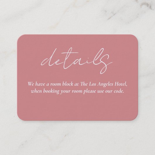 Details kaart voor liefdesverhaal bruiloft (Voorkant)