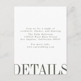 Details kaart voor redactionele stijl