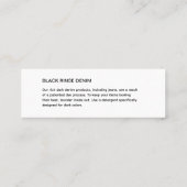 Details kledingzorg Label invoegen (Achterkant)