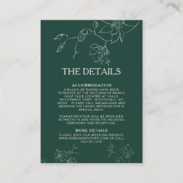 Details maraginesolfsbruinkoolzegels in Emerald Gr Informatiekaartje