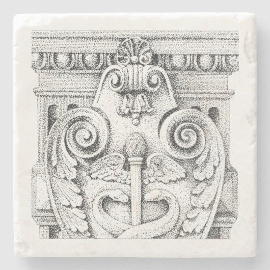 DETAILS Marmeren Onderzetter (Voorkant)