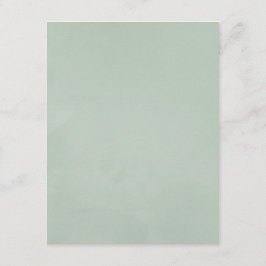 Details Monogram Woodland Crest Wedding Guest Informatiekaartje (Achterkant)