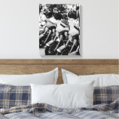 Details motorfiets Biker Rider Canvas Afdruk (Insitu (Slaapkamer))