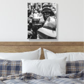 Details motorfiets Biker Rider Canvas Afdruk (Insitu (Slaapkamer))