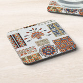 Details Of Decoration Ancient Assyrian Costume  Bier Onderzetter (Linkerzijde)