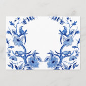 Details over de blauwe bruiloft in het blauw van A Informatiekaartje (Achterkant)