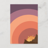 Details over de bruiloft van de bestemming van de  informatiekaartje (Achterkant)