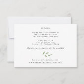 Details over de Eucalyptus-bruiloft Kaart (Voorkant)