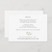 Details over de Eucalyptus-bruiloft Kaart (Voorkant / Achterkant)