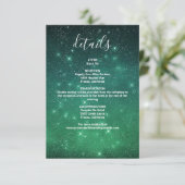 Details over de hemelbineweddenschap bij de hemels informatiekaartje (Staand voorkant)