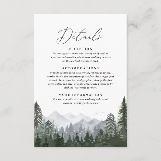 Details over de Rustige Bindringloop Informatiekaartje (Voorkant)