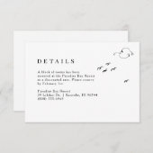 Details over de troepentocht in de Elegant Informatiekaartje (Voorkant / Achterkant)