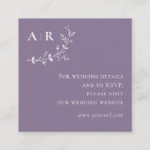 Details over de website van het telefoongesprek ov informatiekaartje (Voorkant)