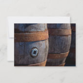 Details over de wijnbouw op wijnstokken en de bijt kaart (Achterkant)