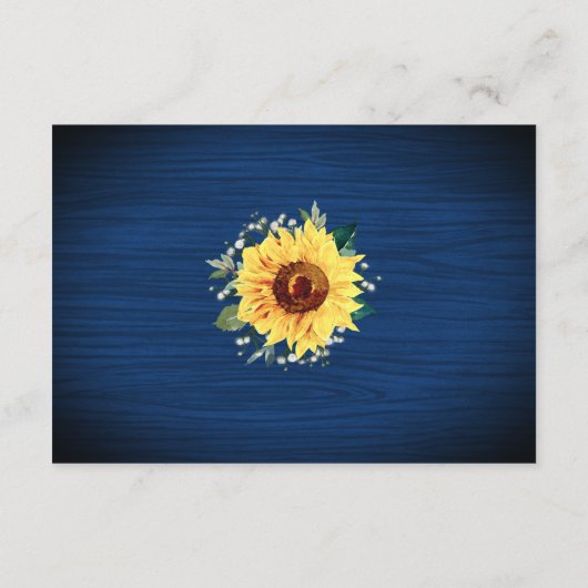 Details over de zonnebloemolie marineslacht Babys  Informatiekaartje (Achterkant)