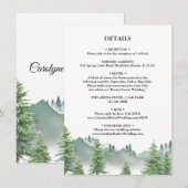 Details over het Bergwoud Kaart (Voorkant / Achterkant)