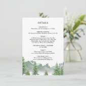 Details over het Bergwoud Kaart (Staand voorkant)