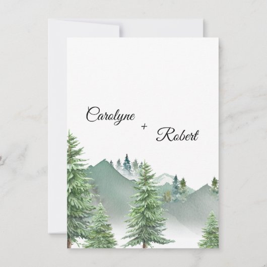 Details over het Bergwoud Kaart (Achterkant)