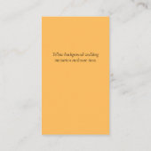 Details over het huwelijk met RSVP-hotel voor budg Visitekaartje (Achterkant)