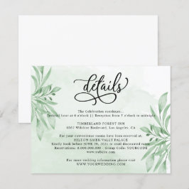 Details over het huwelijk tussen de Griekse famili Informatiekaartje