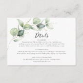 Details over het huwelijk tussen de Griekse famili Informatiekaartje (Voorkant)