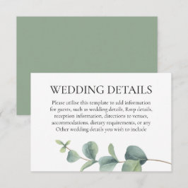 Details over het huwelijk tussen de Griekse famili Informatiekaartje