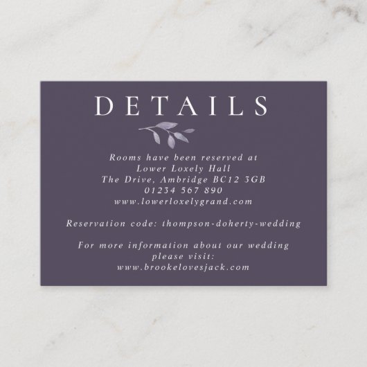 Details over het huwelijk tussen de Waterverf mari Informatiekaartje (Voorkant)